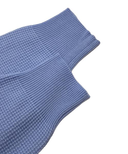 jenune maman（ジュネママン）jenune maman (ジュネママン) 薄手ニット スカイブルー サイズ:Lの古着・服飾アイテム