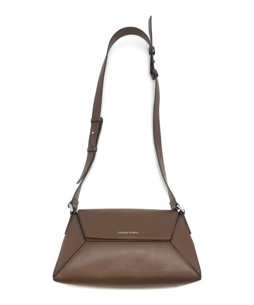 CHARLES & KEITH（チャールズアンドキース）CHARLES & KEITH (チャールズアンドキース) ショルダーバッグ ブラウンの古着・服飾アイテム
