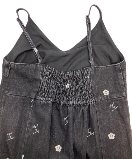 MARY QUANT（マリークヮント）MARY QUANT (マリークヮント) AZUL by moussy (アズールバイマウジー) ノースリーブ・キャミソールワンピース ブラック サイズ:SIZE Mの古着・服飾アイテム