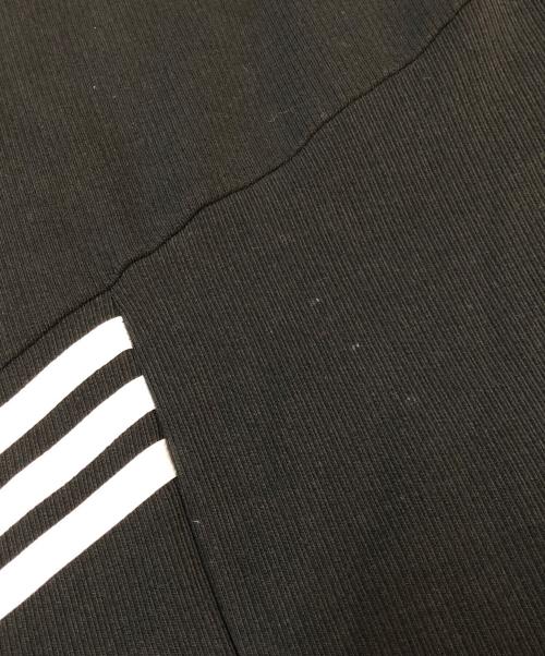 adidas（アディダス）adidas (アディダス) ノースリーブワンピース ブラック×ホワイト サイズ:SIZE Mの古着・服飾アイテム