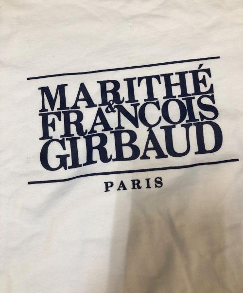MARITHE+FRANCOIS GIRBAUD（マリテフランソワジルボー）MARITHE+FRANCOIS GIRBAUD (マリテフランソワジルボー) 半袖カットソー ホワイト サイズ:Mの古着・服飾アイテム