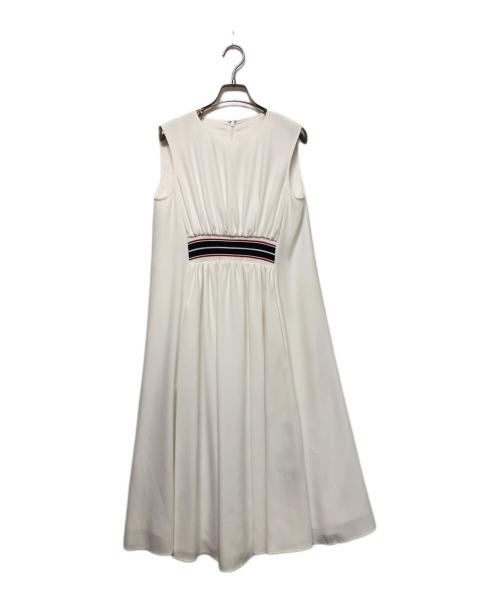 ADEAM（アディアム）ADEAM (アディアム) ノースリーブ・キャミソールワンピース ホワイト サイズ:SIZE Sの古着・服飾アイテム