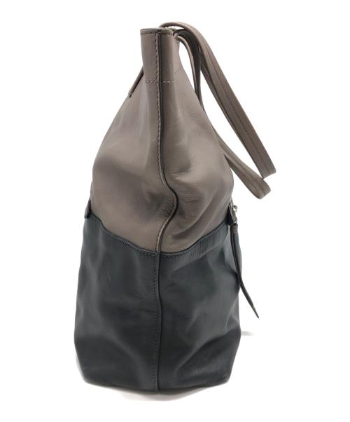 MIU MIU（ミュウミュウ）MIU MIU (ミュウミュウ) トートバッグ ブラウン×ブラックの古着・服飾アイテム