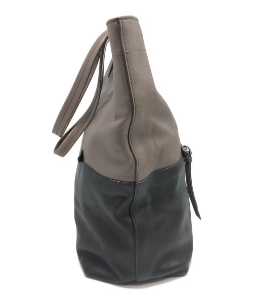 MIU MIU（ミュウミュウ）MIU MIU (ミュウミュウ) トートバッグ ブラウン×ブラックの古着・服飾アイテム