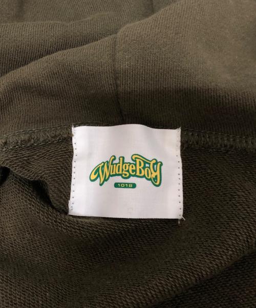 WudgeBOY（ワッジボーイ）WudgeBoy (ワッジボーイ) ジップパーカー ブラウン×グリーン サイズ:SIZE Mの古着・服飾アイテム