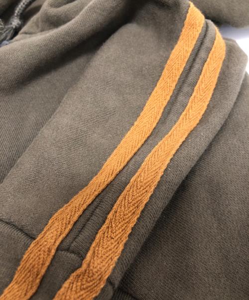 WudgeBOY（ワッジボーイ）WudgeBoy (ワッジボーイ) ジップパーカー ブラウン×グリーン サイズ:SIZE Mの古着・服飾アイテム
