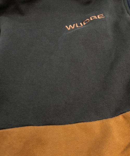 WudgeBOY（ワッジボーイ）WudgeBoy (ワッジボーイ) ジップパーカー ブラウン×グリーン サイズ:SIZE Mの古着・服飾アイテム