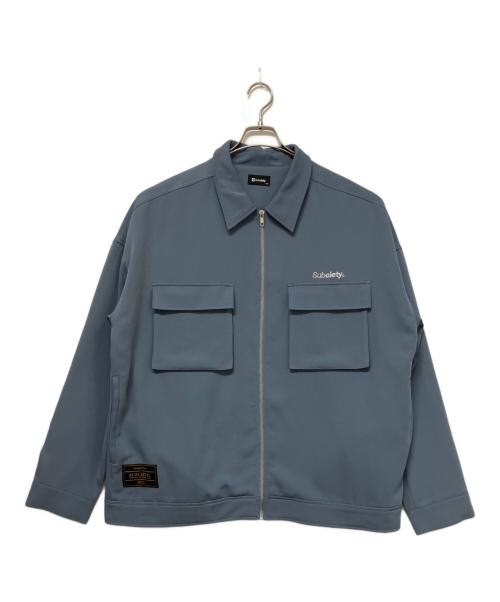 SUBCIETY（サブサエティ）SUBCIETY (サブサエティ) ブルゾン スカイブルー サイズ:XLの古着・服飾アイテム