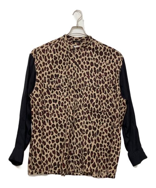 TOMORROW LAND（トゥモローランド）TOMORROW LAND (トゥモローランド) 長袖シャツ ベージュ×ブラック サイズ:SIZE Mの古着・服飾アイテム