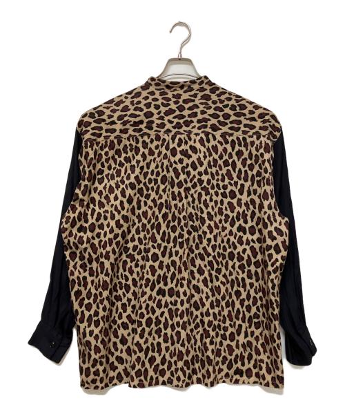 TOMORROW LAND（トゥモローランド）TOMORROW LAND (トゥモローランド) 長袖シャツ ベージュ×ブラック サイズ:SIZE Mの古着・服飾アイテム