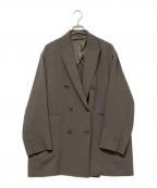 AP STUDIOエーピーストゥディオ）の古着「ダブルテーラードジャケット」｜グレー
