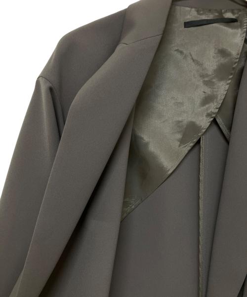 AP STUDIO（エーピーストゥディオ）AP STUDIO (エーピーストゥディオ) ダブルテーラードジャケット グレー サイズ:38の古着・服飾アイテム