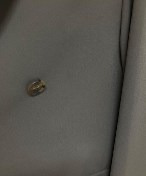 AP STUDIO（エーピーストゥディオ）AP STUDIO (エーピーストゥディオ) ダブルテーラードジャケット グレー サイズ:38の古着・服飾アイテム