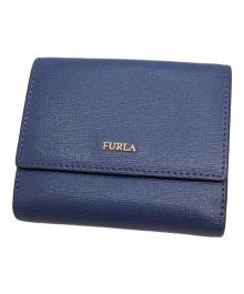 FURLA（フルラ）の古着「3つ折り財布」｜ブルー