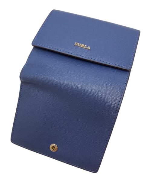 FURLA（フルラ）FURLA (フルラ) 3つ折り財布 ブルーの古着・服飾アイテム