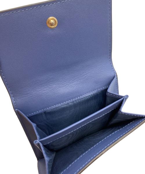 FURLA（フルラ）FURLA (フルラ) 3つ折り財布 ブルーの古着・服飾アイテム