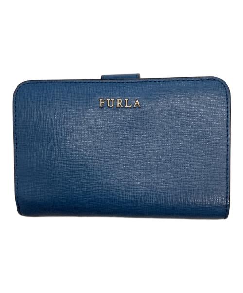 FURLA（フルラ）FURLA (フルラ) 2つ折り財布 ブルーの古着・服飾アイテム