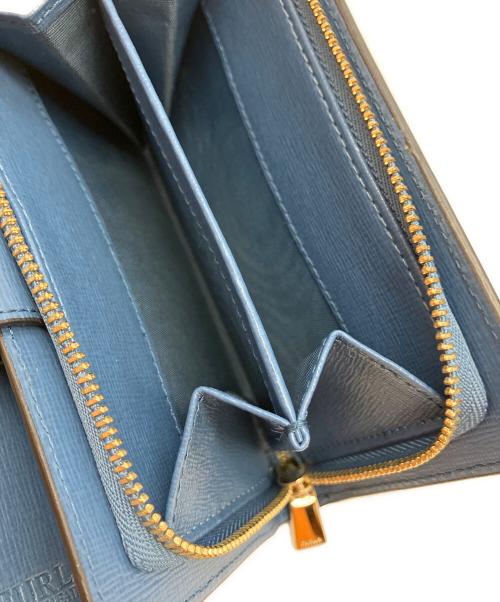 FURLA（フルラ）FURLA (フルラ) 2つ折り財布 ブルーの古着・服飾アイテム