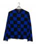 COMME des GARCONS HOMME PLUS（コムデギャルソンオムプリュス）の古着「薄手カーディガン」｜ブルー×ブラック