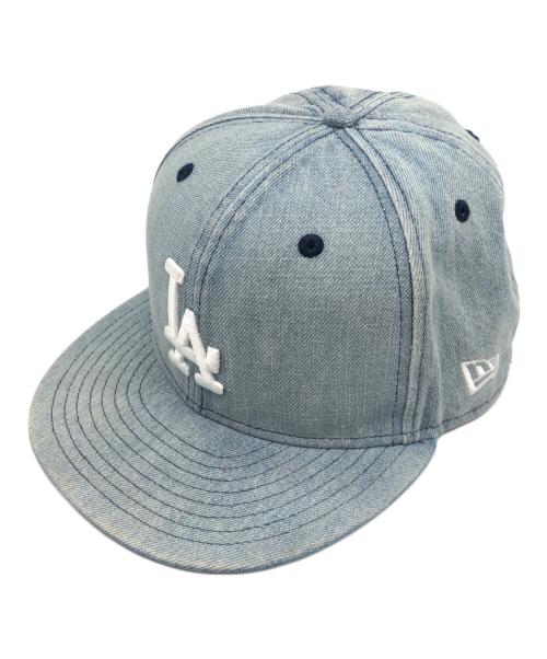 NEW BALANCE（ニューバランス）NEW BALANCE (ニューバランス) デニムキャップ ブルーの古着・服飾アイテム