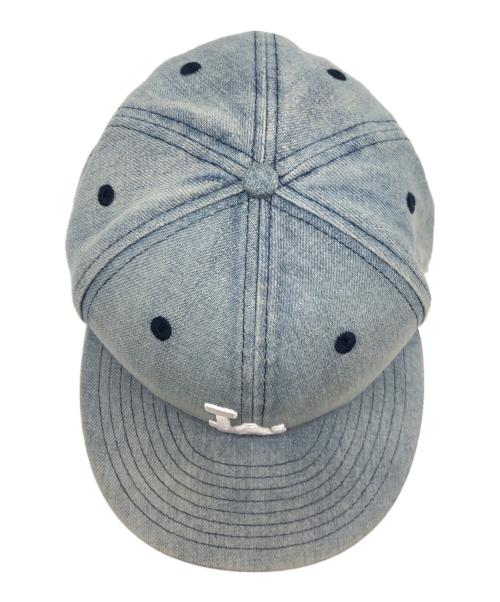 NEW BALANCE（ニューバランス）NEW BALANCE (ニューバランス) デニムキャップ ブルーの古着・服飾アイテム
