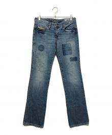 DIESEL（ディーゼル）の古着「BEBEL　フレアデニムパンツ」｜ブルー