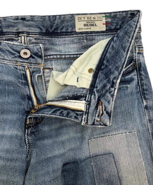 DIESEL（ディーゼル）DIESEL (ディーゼル) BEBEL　フレアデニムパンツ ブルー サイズ:SIZE 29の古着・服飾アイテム