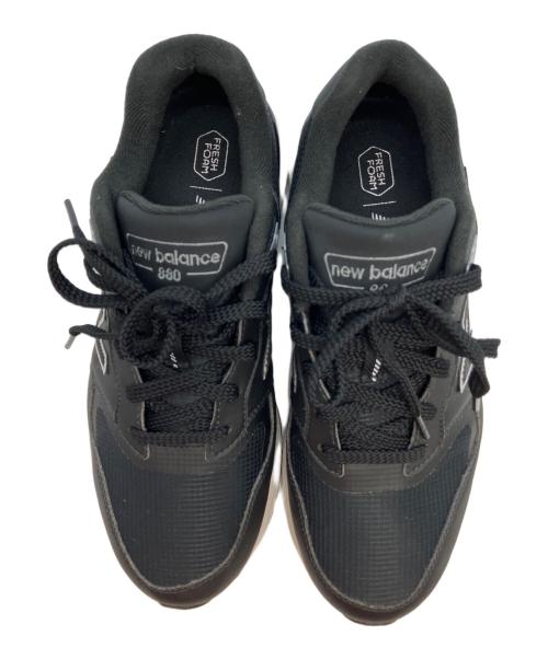 NEW BALANCE（ニューバランス）NEW BALANCE (ニューバランス) スニーカー ブラック×ホワイト サイズ:25.5の古着・服飾アイテム