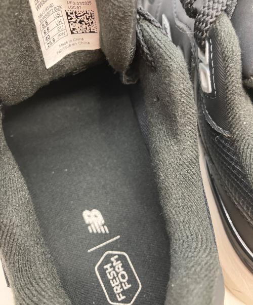NEW BALANCE（ニューバランス）NEW BALANCE (ニューバランス) スニーカー ブラック×ホワイト サイズ:25.5の古着・服飾アイテム