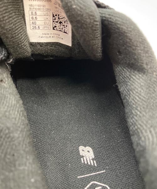 NEW BALANCE（ニューバランス）NEW BALANCE (ニューバランス) スニーカー ブラック×ホワイト サイズ:25.5の古着・服飾アイテム