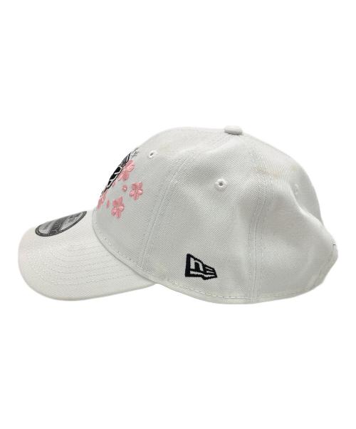 New Era（ニューエラ）New Era (ニューエラ) Jersey Hook9TWENTY Adjustable Hat ホワイト×ピンクの古着・服飾アイテム