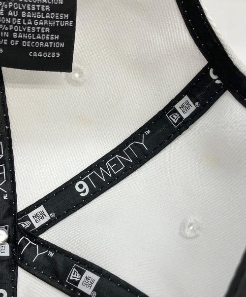 New Era（ニューエラ）New Era (ニューエラ) Jersey Hook9TWENTY Adjustable Hat ホワイト×ピンクの古着・服飾アイテム