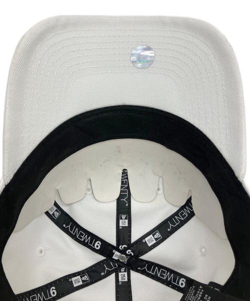 New Era（ニューエラ）New Era (ニューエラ) Jersey Hook9TWENTY Adjustable Hat ホワイト×ピンクの古着・服飾アイテム