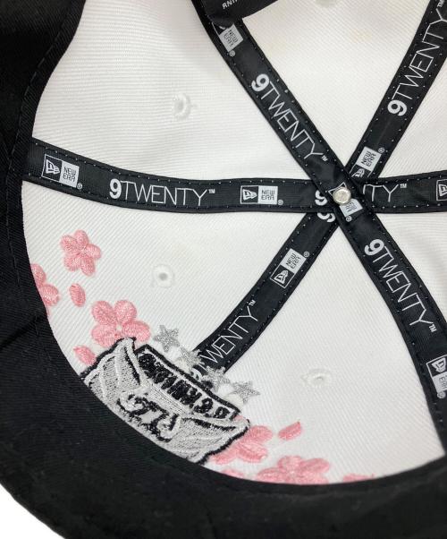 New Era（ニューエラ）New Era (ニューエラ) Jersey Hook9TWENTY Adjustable Hat ホワイト×ピンクの古着・服飾アイテム