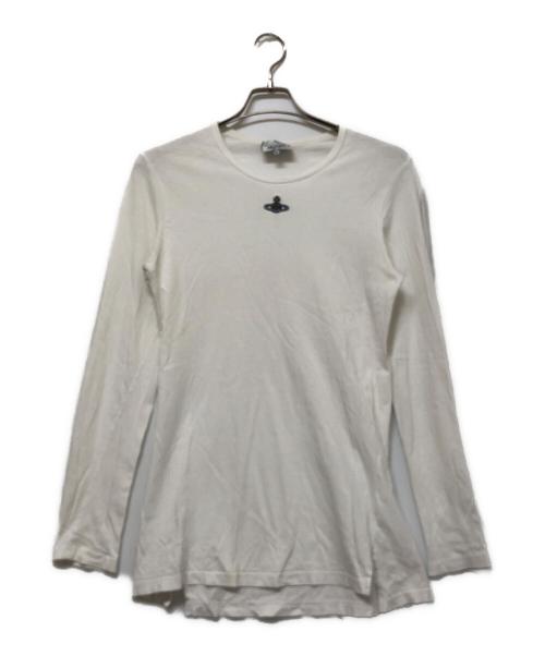 Vivienne Westwood man（ヴィヴィアン ウェストウッド マン）Vivienne Westwood man (ヴィヴィアン ウェストウッド マン) 長袖カットソー ホワイト サイズ:SIZE Mの古着・服飾アイテム