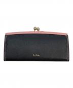 PAUL SMITHポールスミス）の古着「長財布」｜ブラック×ピンク