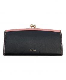 PAUL SMITH（ポールスミス）の古着「長財布」｜ブラック×ピンク