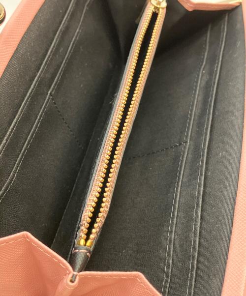 PAUL SMITH（ポールスミス）Paul Smith (ポールスミス) 長財布 ブラック×ピンクの古着・服飾アイテム