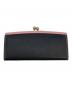 Paul Smith (ポールスミス) 長財布 ブラック×ピンク：7000円