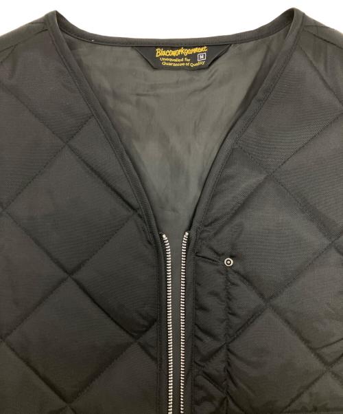 BLUCO WORK GARMENT（ブルコ ワーク ガーメント）BLUCO WORK GARMENT (ブルコ ワーク ガーメント) ベスト ブラック サイズ:SIZE Mの古着・服飾アイテム