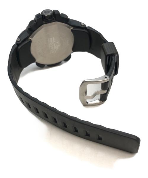 CASIO（カシオ）CASIO (カシオ) PRO TREK　腕時計 ブラック×オレンジの古着・服飾アイテム