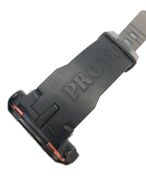 CASIO（カシオ）CASIO (カシオ) PRO TREK　腕時計 ブラック×オレンジの古着・服飾アイテム
