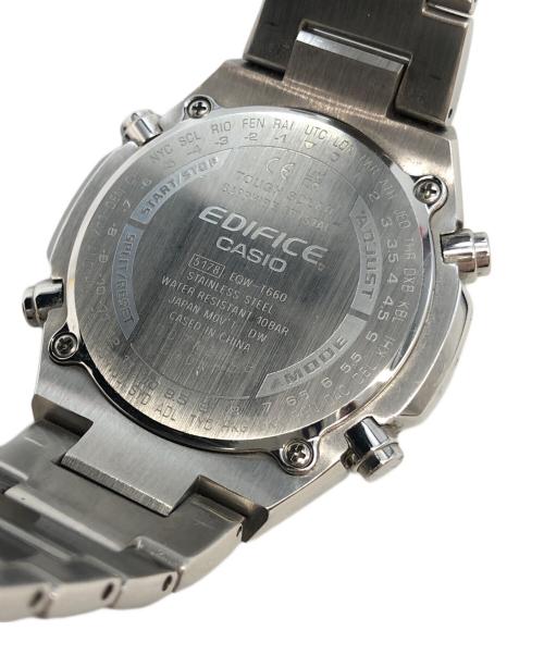 CASIO EDIFICE（カシオ エディフィス）CASIO EDIFICE (カシオ エディフィス) クロノグラフ ブラックの古着・服飾アイテム