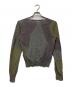 Martin Margiela (マルタン・マルジェラ) 薄手ニット グレー×マルチカラー サイズ:L：13000円