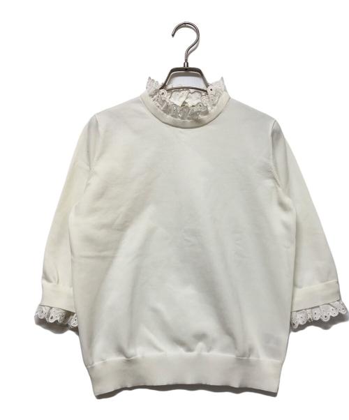 UNITED ARROWS（ユナイテッドアローズ）UNITED ARROWS (ユナイテッドアローズ) 薄手ニット アイボリー サイズ:SIZE Freeの古着・服飾アイテム