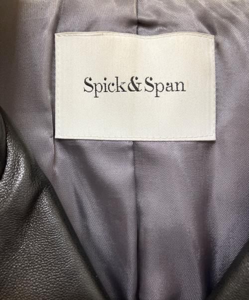 Spick and Span（スピック＆スパン）Spick and Span (スピック＆スパン) ライダースジャケット ブラック サイズ:Freeの古着・服飾アイテム