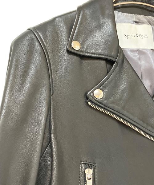 Spick and Span（スピック＆スパン）Spick and Span (スピック＆スパン) ライダースジャケット ブラック サイズ:Freeの古着・服飾アイテム