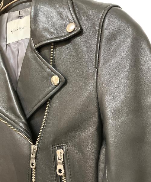 Spick and Span（スピック＆スパン）Spick and Span (スピック＆スパン) ライダースジャケット ブラック サイズ:Freeの古着・服飾アイテム