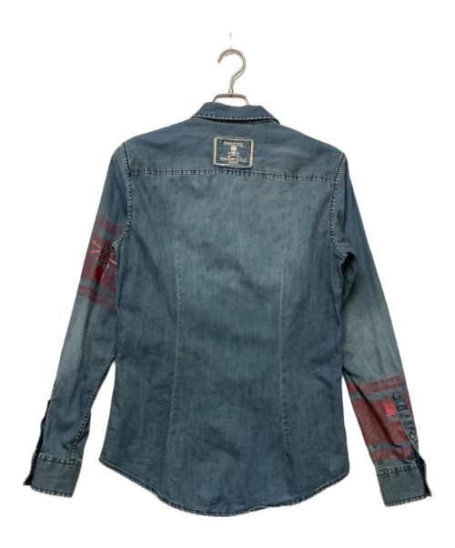 Mastermind JAPAN（マスターマインド ジャパン）Mastermind JAPAN (マスターマインド ジャパン) デニムシャツ ブルー サイズ:46の古着・服飾アイテム