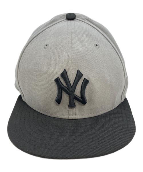 New Era（ニューエラ）New Era (ニューエラ) 59FIFTY ブラック×グレー サイズ:58.7　(7 3/8)の古着・服飾アイテム